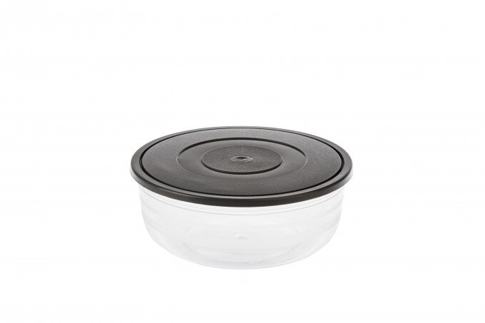 round translucent box with lid
