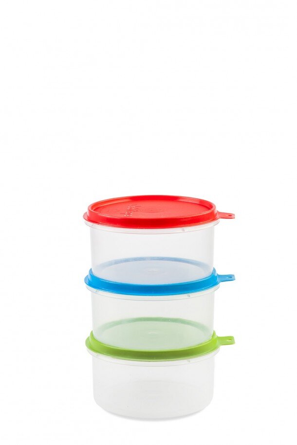 round translucent box with lid